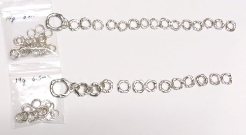 Judy Larson's Argentium Silver Scrap Chain - , Contemporary Wire Jewelry, Making Chain, Chain Making , Butane Torch, Soldering, Solder, Argentium silver scrap chain